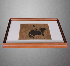 北仑书画装裱配框服务案例